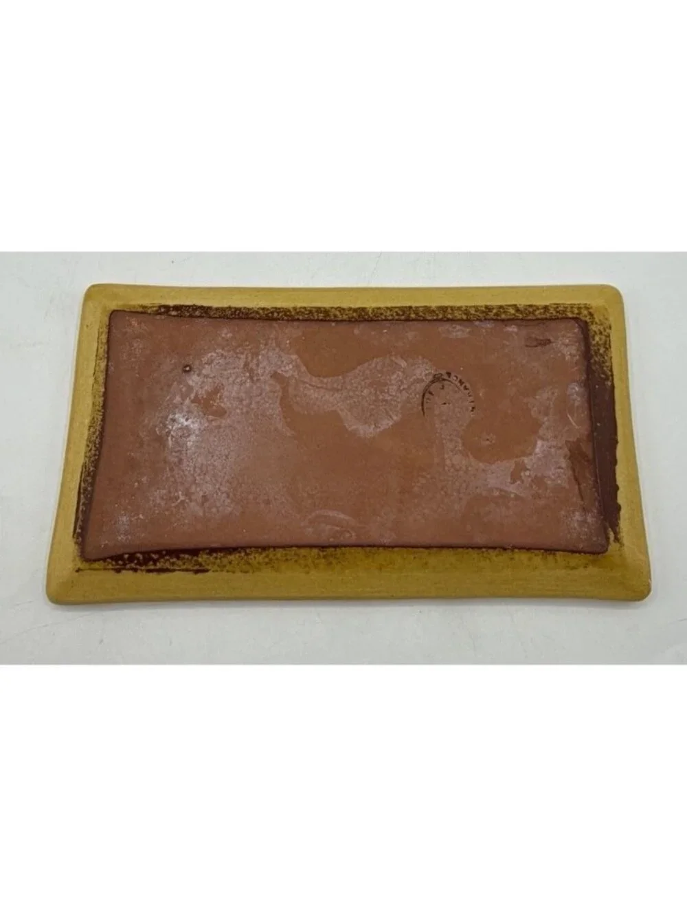 Vintage Terracotta Tray French Country Terre e Provence Made in France 8 Inch